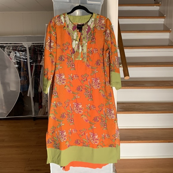 SALE 🎉 Rara Avis BY Iris Apfel Caftan Dress Sz Small - Picture 4 of 8